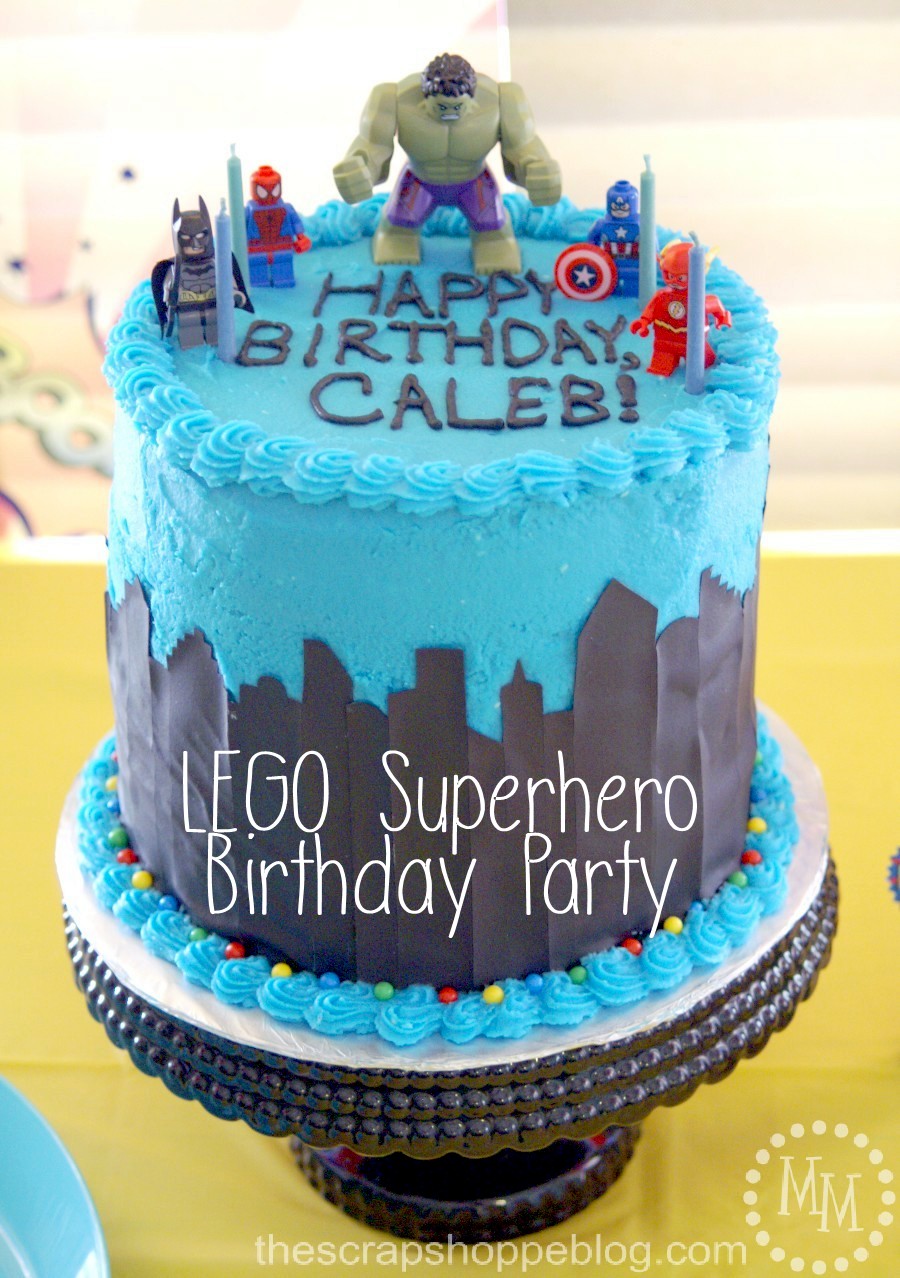 Lego Superhero Birthday Party - The Scrap Shoppe
