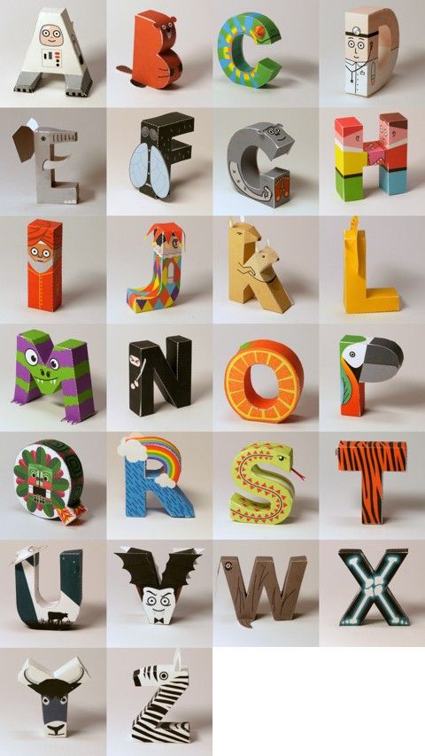 paper alphabet