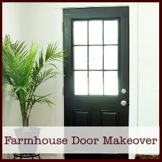 farmhouse door makeover