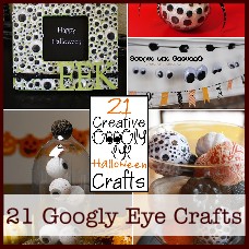 googly eye Halloween crafts