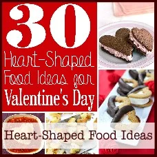 heart shaped foods