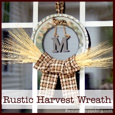 rustic harvest wreath