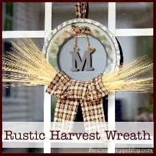 rustic harvest wreath