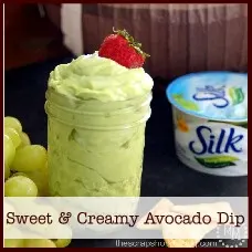 sweet and creamy avocado dip