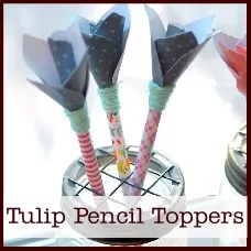 tulip pencil toppers