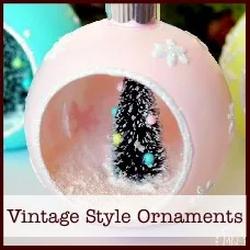 DIY Vintage Style Ornaments