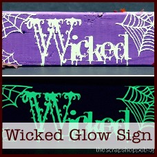 wicked glow sign