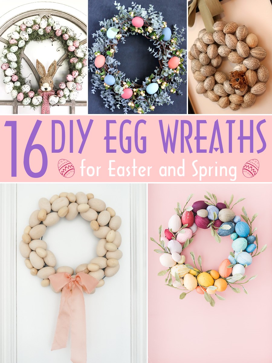 DIY Easter Egg Wreaths