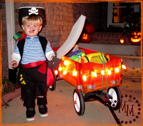 diy toddler pirate costume