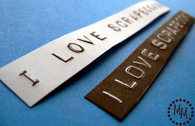 Faux Punch Label Tutorial