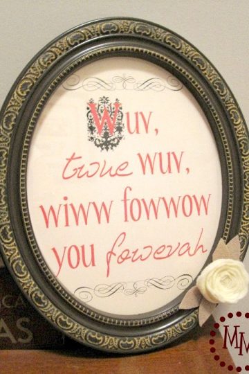 framed valentine art 7