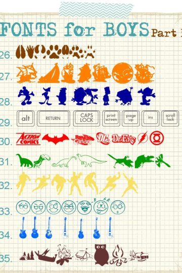 fonts for boys 3