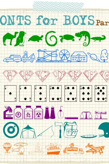 fonts for boys 4