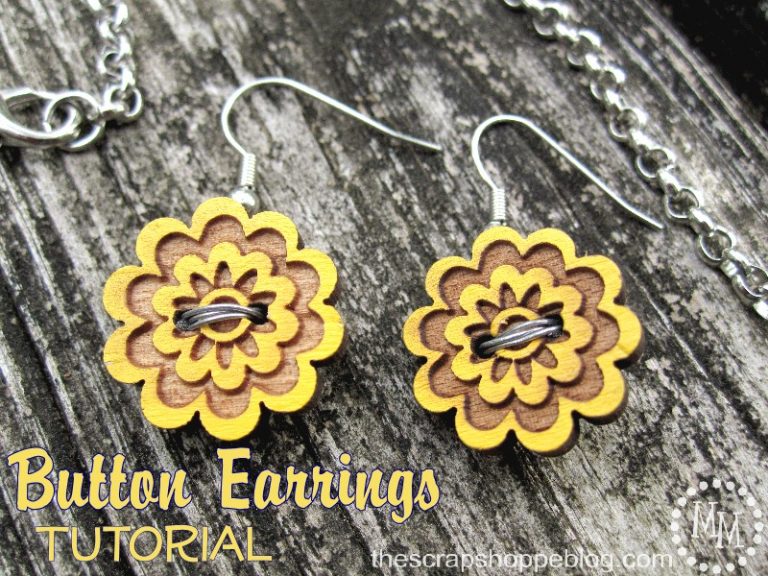 Button Bib Necklace & Earrings Tutorial - PART 2