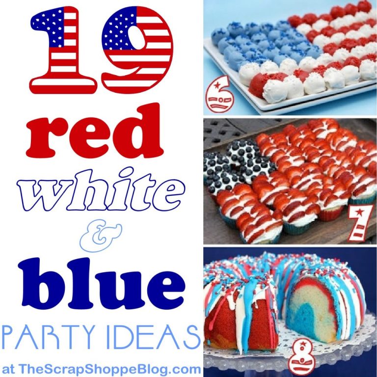 19 Red, White, & Blue Party Ideas