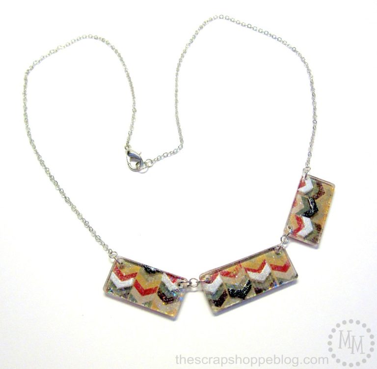 Acrylic Chevron Necklace