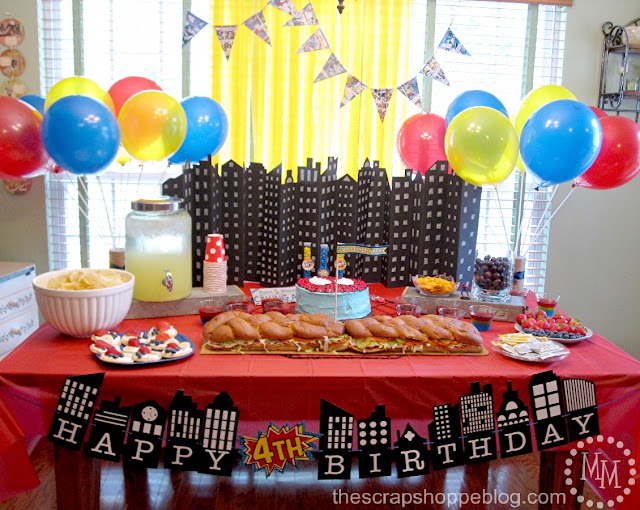 epic superhero birthday party