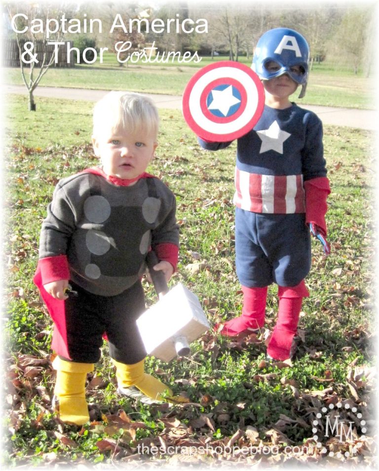 DIY Captain America and Thor Costumes