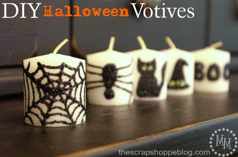 DIY Halloween Votives