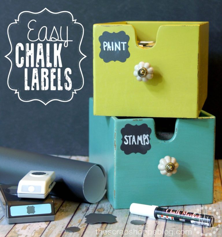 Easy Chalk Labels