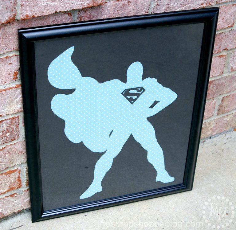 Framed Superhero Art