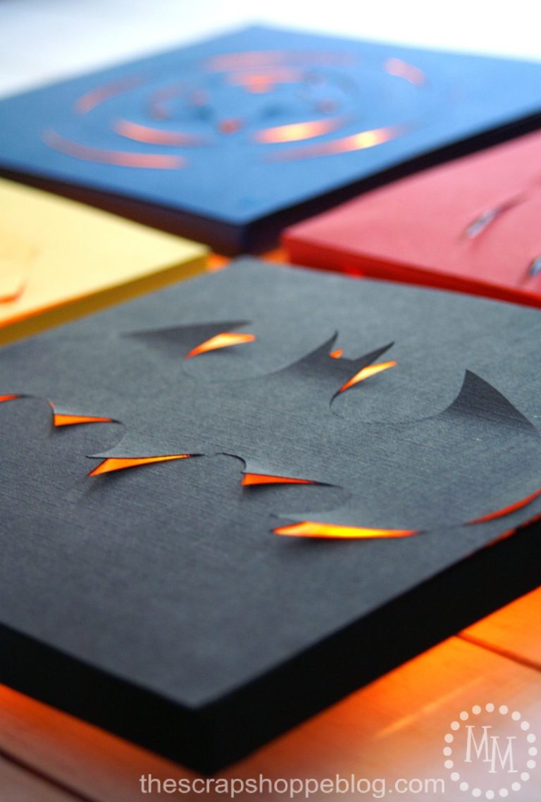 Superhero Backlit Canvas Art