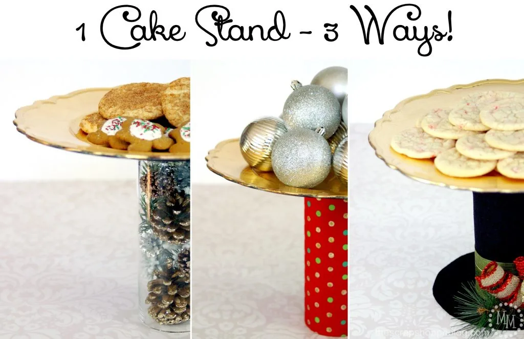 1 cake stand 3 ways