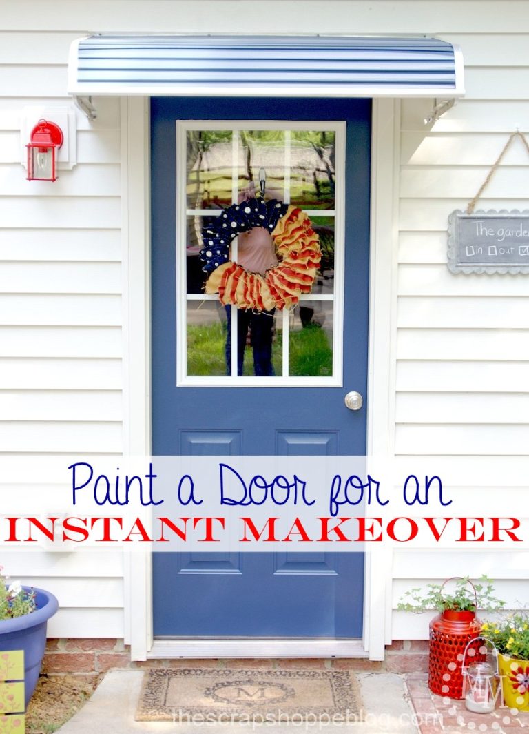 Paint a Door for an Instant Makeover