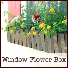 window flower box
