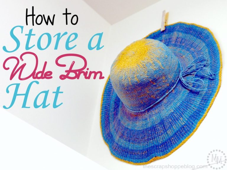 How to Store a Wide-Brim Hat