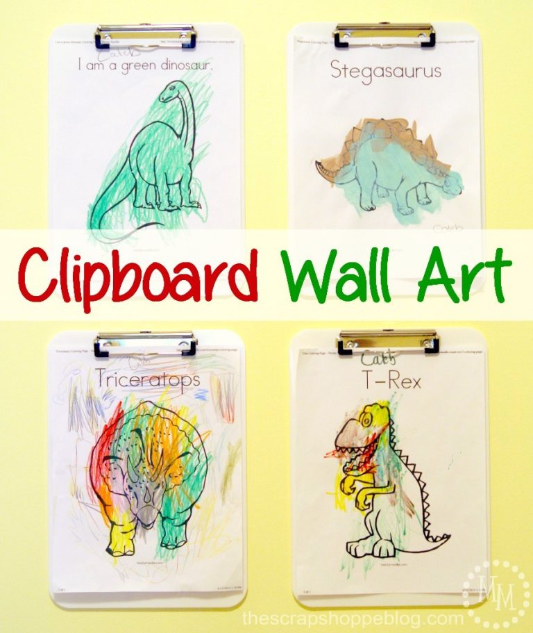 Easy Clipboard Wall Art
