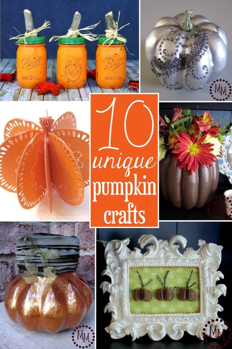 10 Unique Pumpkin Crafts