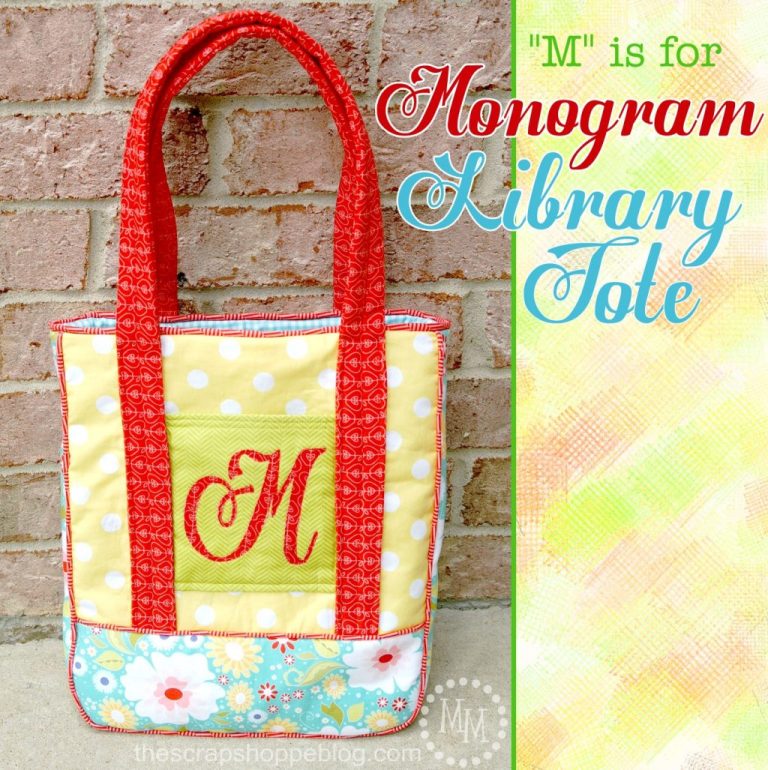 Monogram Library Tote