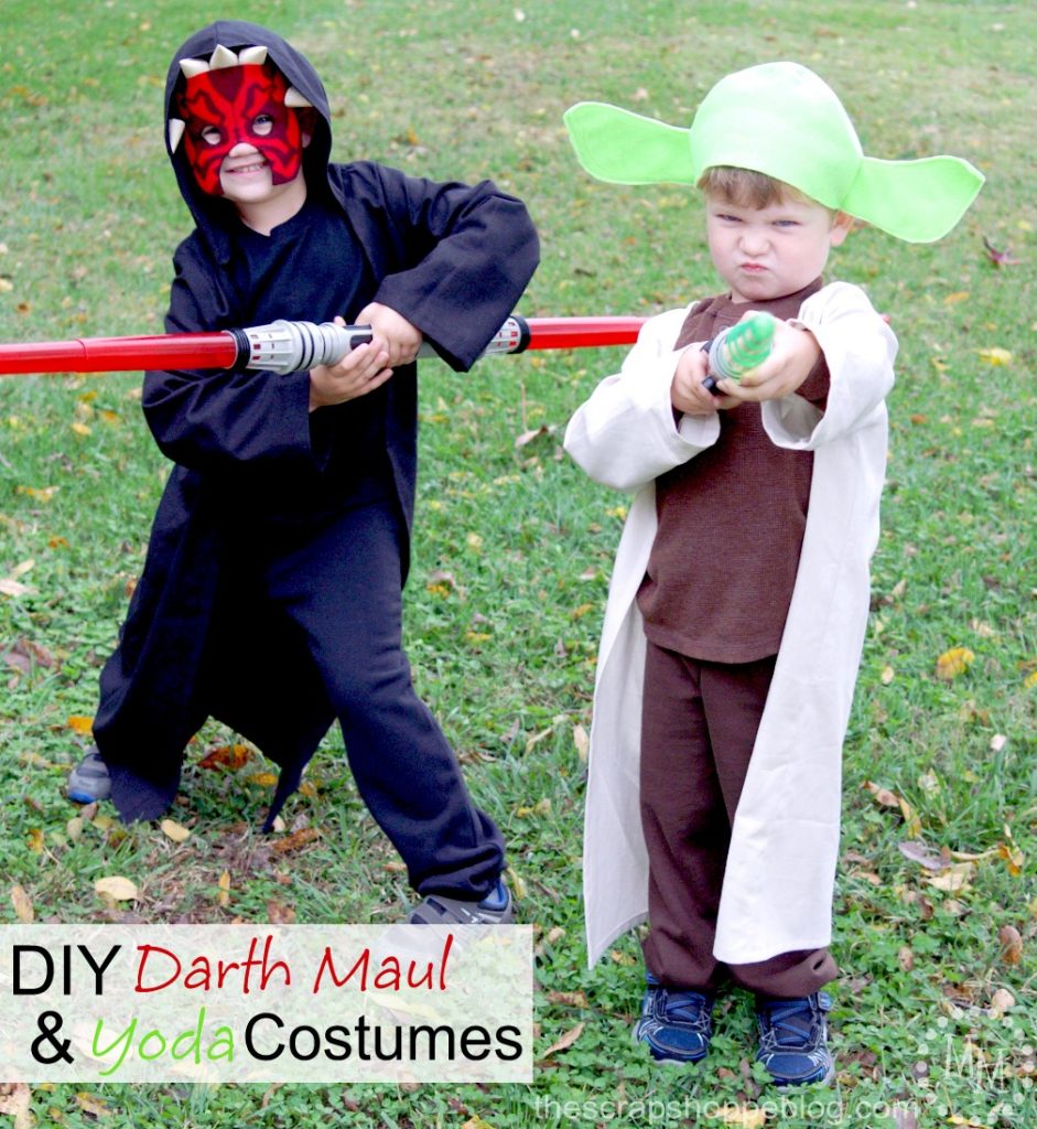 DIY Darth Maul & Yoda Costumes