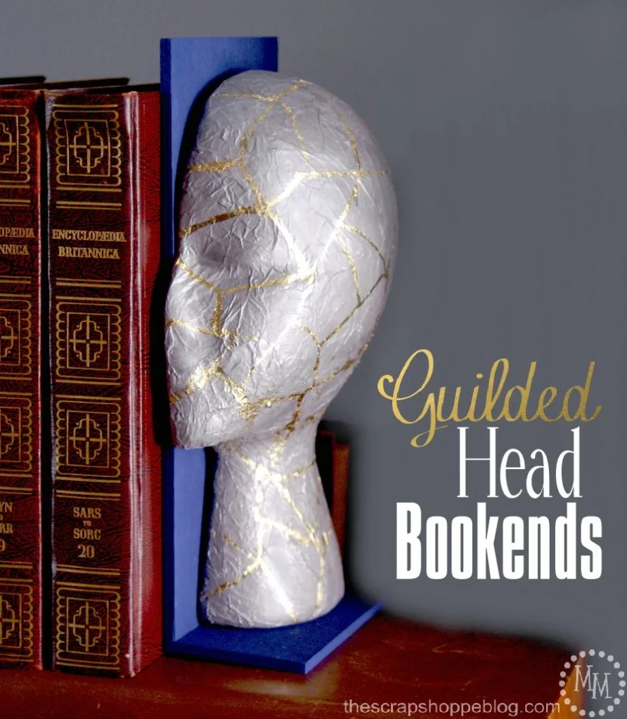 Guilded Head Bookends