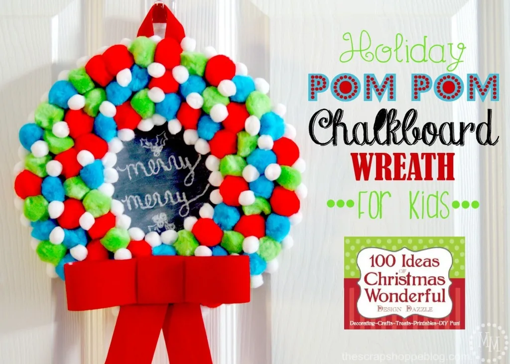 holiday-pom-pom-chalkboard-wreath-for-kids2