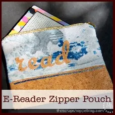 e-reader zipper pouch