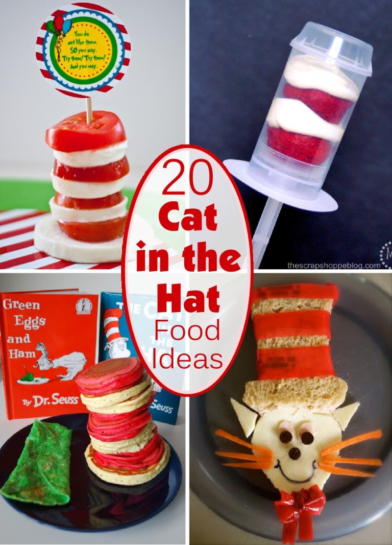 20 Cat in the Hat Inspired Food