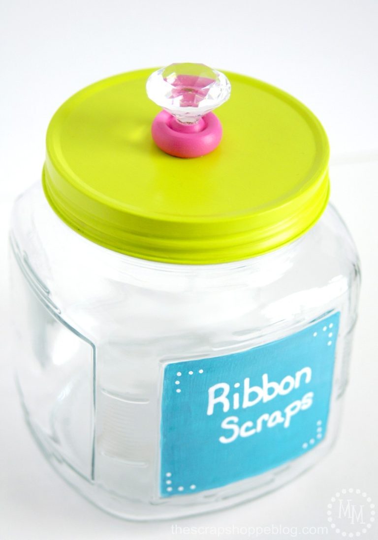 Faux Knob Storage Jars