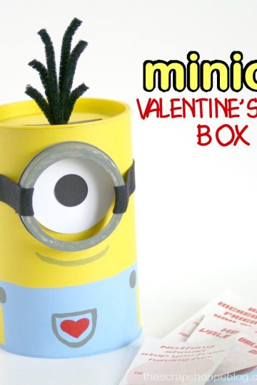 minion valentine's day box