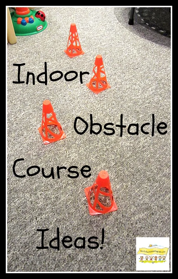 DIY Indoor Boredom Busters for Kids - Indoor Obstacle Course Ideas