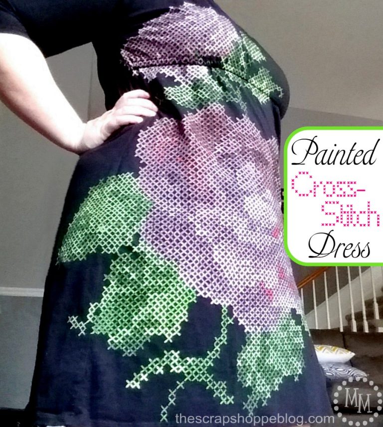 Painted Cross-Stitch Dress