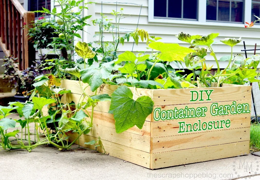 DIY Container Garden Enclosure