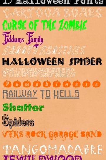 13 Halloween Fonts