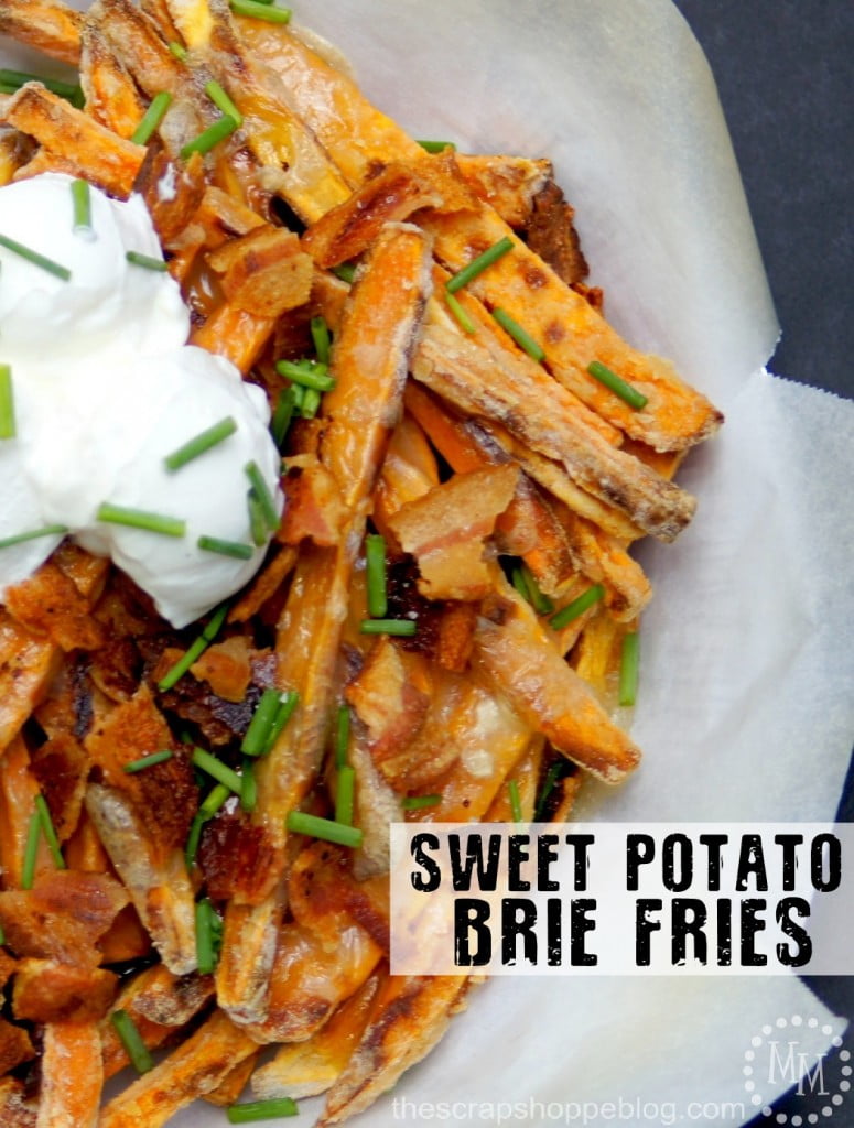 Baked Sweet Potato Brie Fries Recipe