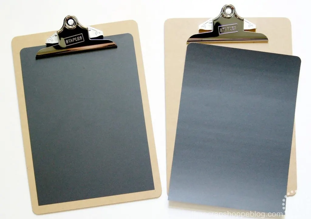 DIY Clipboard Command Center - with chalkboard and pocket!