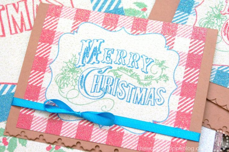 Christmas Glitter Prints - The Scrap Shoppe