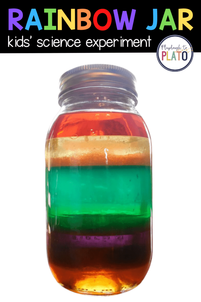 Rainbow science experiment