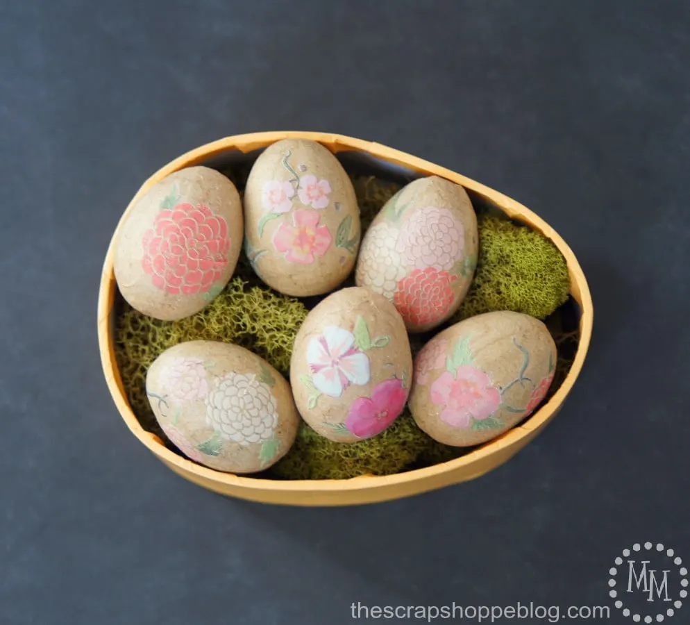 DIY Vintage-Style Paper Easter Eggs - these are SOOOOO easy to make!!