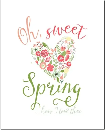 Oh Sweet Spring Print